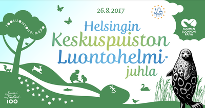 Helsingin Keskuspuiston Luontohelmi-juhla 26.8.2017